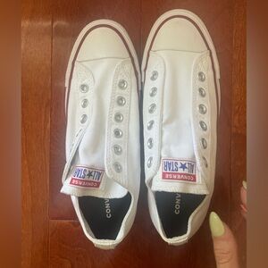 White low top converse (women’s)